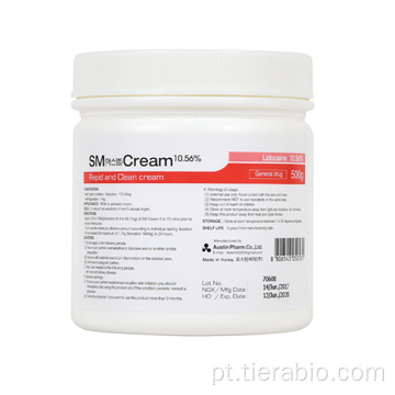 Creme anestésico facial para tatuagem, creme anestésico indolor 500g